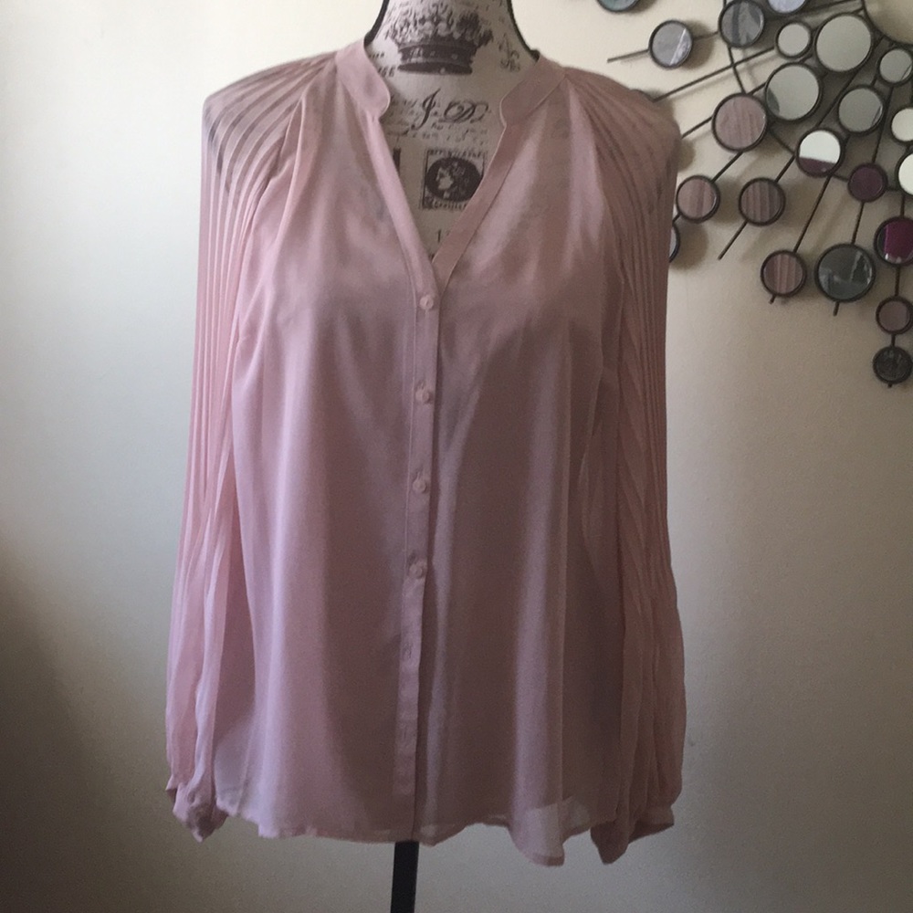 Worthington dusty pink blouse